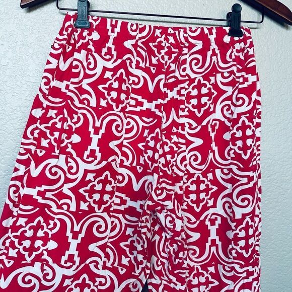 Coral Pink Joyous & Free Palazzo Cropped Pants S - Picture 3 of 4